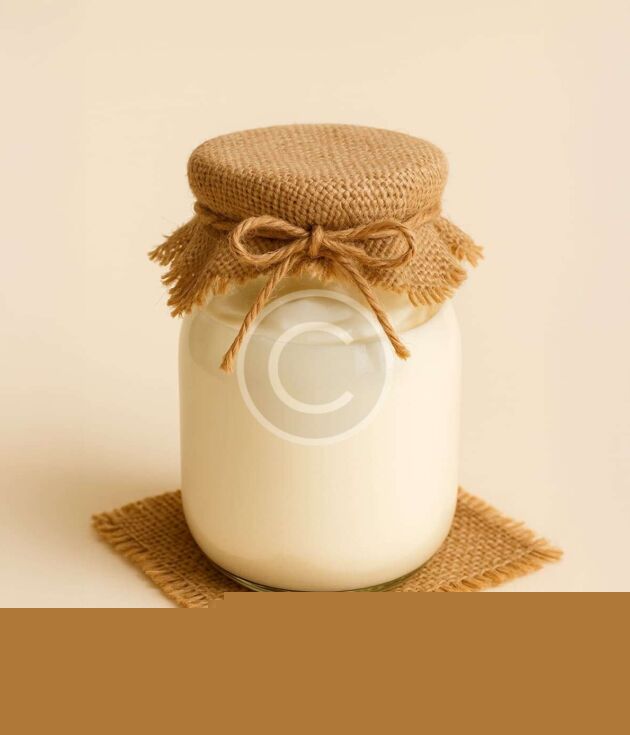 Rustic bottled milk