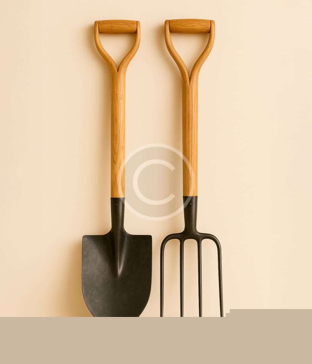 Dual garden hand tool set